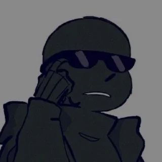😎 emoji Nightmare sans | @ish_crim Telegram sticker 6 of 35