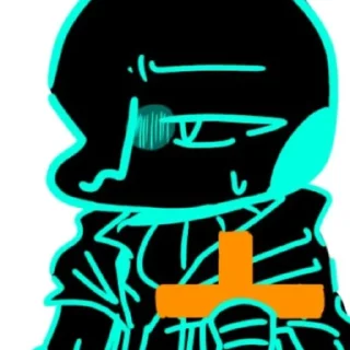 😟 emoji Nightmare sans | @ish_crim Telegram sticker 7 of 35