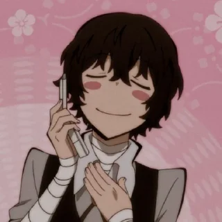 😊 emoji Dazai Telegram sticker 22 of 102