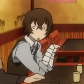 😧 emoji Dazai Telegram sticker 8 of 102