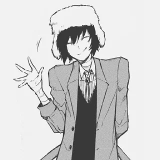 👋 emoji Dazai Telegram sticker 1 of 102