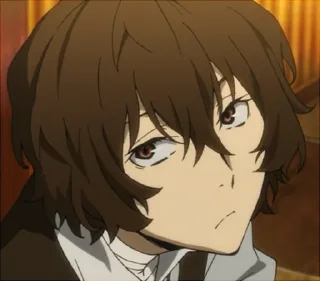 😟 emoji Dazai Telegram sticker 15 of 92