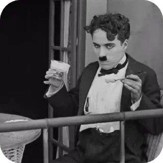 Sticker from Charlie Chaplin