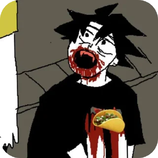 🌮 emoji тако - @tsukishak создатель꩜.ᐟ Telegram sticker 19 of 120