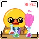 👨‍🔬 emoji Utya Duck 2 Telegram sticker 24 of 100
