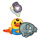 🦸‍♂ emoji Utya Why Telegram? (@TgSticker) Telegram sticker 5 of 120