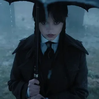 📩 emoji Wednesday addams jenna Telegram sticker 5 of 14