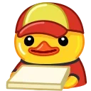 🍕 emoji Utya Duck 2 Telegram sticker 15 of 100