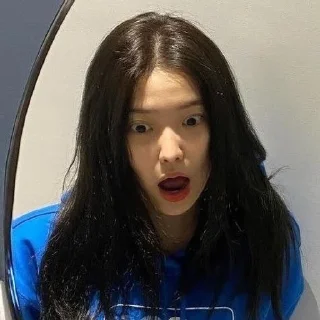 😱 emoji • yeri - red velvet • Telegram sticker 2 of 15