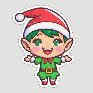 🌟 emoji Ельф Telegram sticker 7 of 38