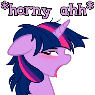 🥵 emoji I'm Twilight | by @Ha1Gud Telegram sticker 15 of 55