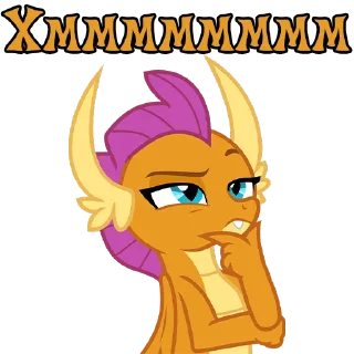 🤔 emoji I'm Smolder | by @Ha1Gud Telegram sticker 16 of 35