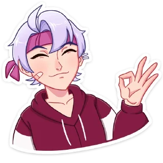 👌 emoji Тоши @Nyasticks Telegram sticker 22 of 49