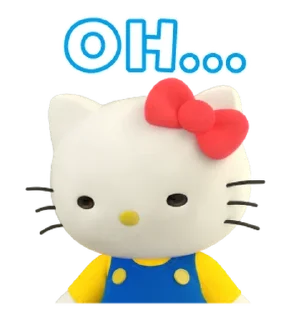 😔 emoji Hello Kitty @xkysluv Telegram sticker 23 of 40