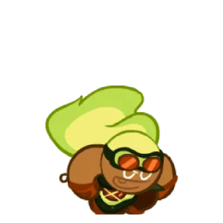 🥑 emoji Avocado Cookie! Telegram sticker 10 of 36