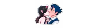 👩‍❤️‍💋‍👨 emoji Di Avocado Telegram sticker 23 of 120