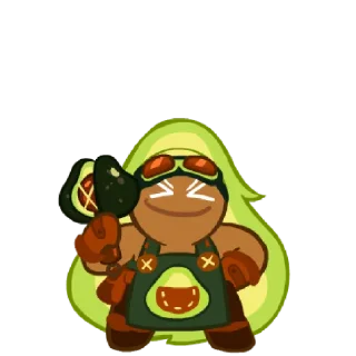 Sticker from Avocado Cookie!