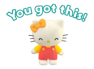 😌 emoji Hello Kitty @xkysluv Telegram sticker 6 of 40