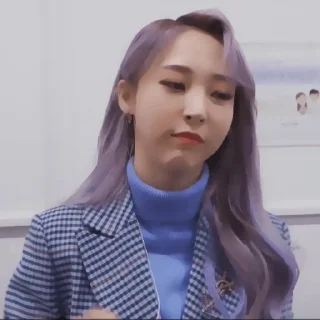 🧦 emoji 🧦``moonbyul @stikervirt Telegram sticker 23 of 35