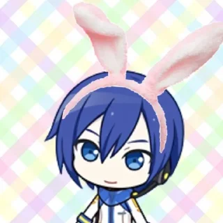 🐰 emoji кайто шакал Telegram sticker 24 of 36