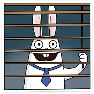 ☺️ emoji Кроль в офисе :: @stickroom Telegram sticker 17 of 48