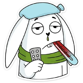 🤒 emoji Кроль в офисе :: @stickroom Telegram sticker 12 of 48