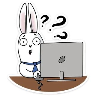 ❓ emoji Кроль в офисе :: @stickroom Telegram sticker 16 of 48