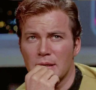 🤔 emoji Star Trek TOS Telegram sticker 3 of 21