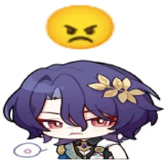 👍 emoji ii >3< Telegram sticker 22 of 70
