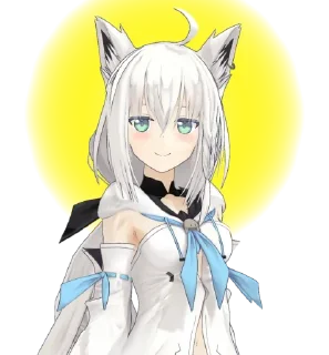 😎 emoji Fubuki - God's friend Telegram sticker 16 of 87