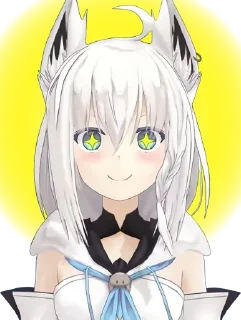 🤩 emoji Fubuki - God's friend Telegram sticker 11 of 87