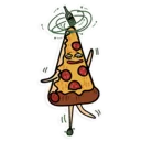🤤 emoji Drunker Pizza Telegram sticker 6 of 40