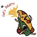🎉 emoji Drunker Pizza Telegram sticker 14 of 40
