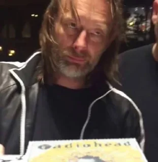 😑 emoji Thom Yorke Telegram sticker 21 of 54
