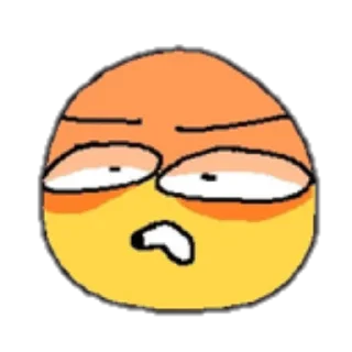 🤨 emoji Cursed emojis Telegram sticker 6 of 10