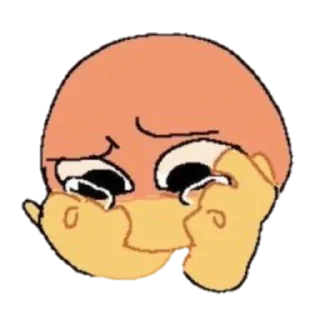 😭 emoji Cursed emojis Telegram sticker 7 of 10