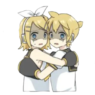 🍌 emoji 鏡音亜麻 Telegram sticker 14 of 14