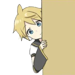 🍌 emoji 鏡音亜麻 Telegram sticker 7 of 14