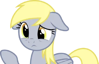 😔 emoji Derpy | @MyLittlePony_bots Telegram sticker 14 of 111