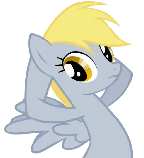😒 emoji Derpy | @MyLittlePony_bots Telegram sticker 11 of 111