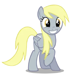 😁 emoji Derpy | @MyLittlePony_bots Telegram sticker 7 of 111
