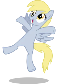 😁 emoji Derpy | @MyLittlePony_bots Telegram sticker 21 of 111