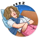 😴 emoji Back to the Future Telegram sticker 19 of 30
