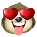 😍 emoji Мэтти Лень @StikerDi Telegram sticker 15 of 67