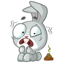 😱 emoji Boo the Bunny Telegram sticker 10 of 36