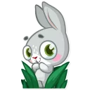 😊 emoji Boo the Bunny Telegram sticker 18 of 36