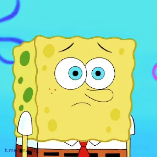 😑 emoji Губка Боб @freetopsticker Telegram sticker 22 of 45
