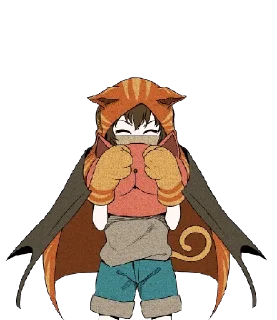 😼 emoji / Gin Ibushi by @wanna_s_l_e_e_p / Telegram sticker 6 of 80