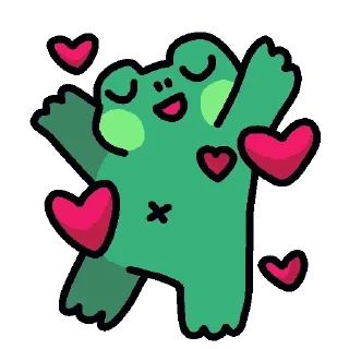 💗 emoji Жабки anime4_arts Telegram sticker 15 of 15