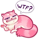 😕 emoji Pussy Cat Telegram sticker 24 of 40